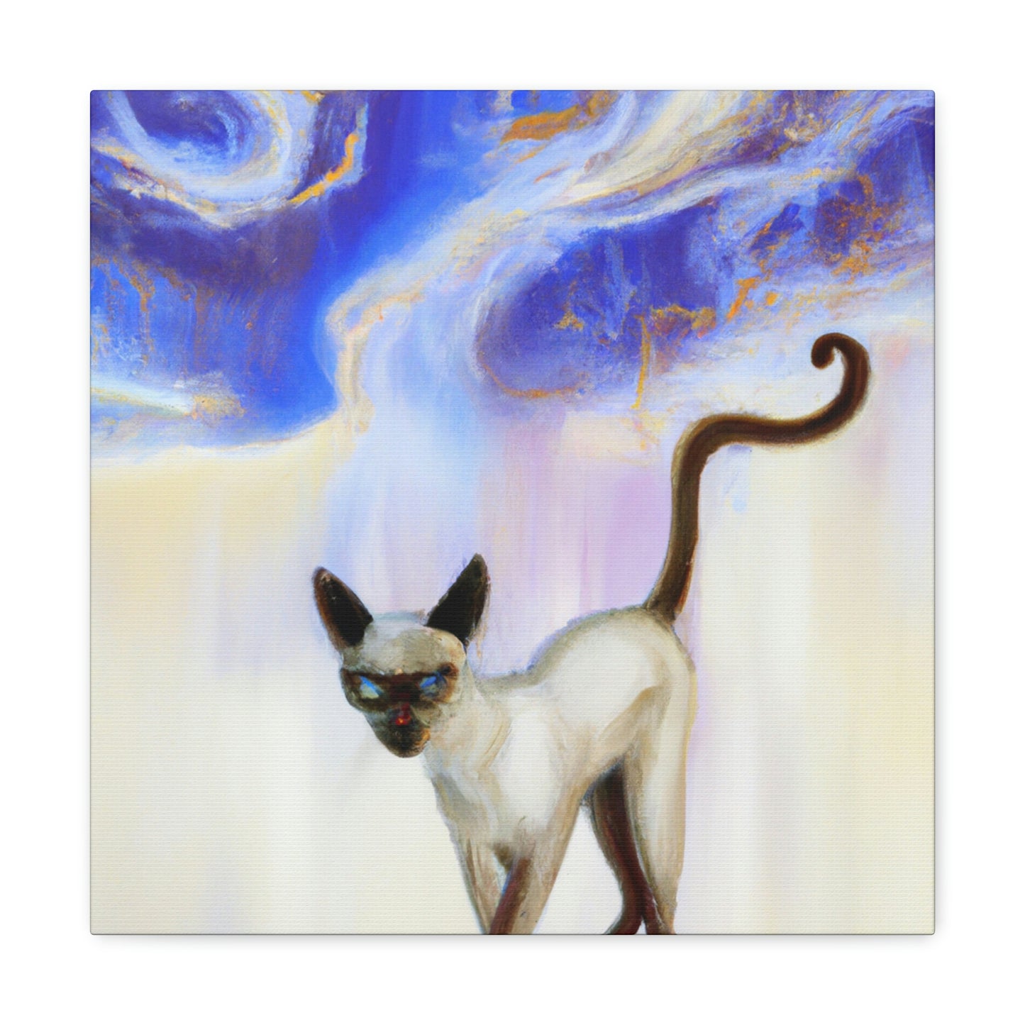 Siamese Abstraction Dance - Canvas