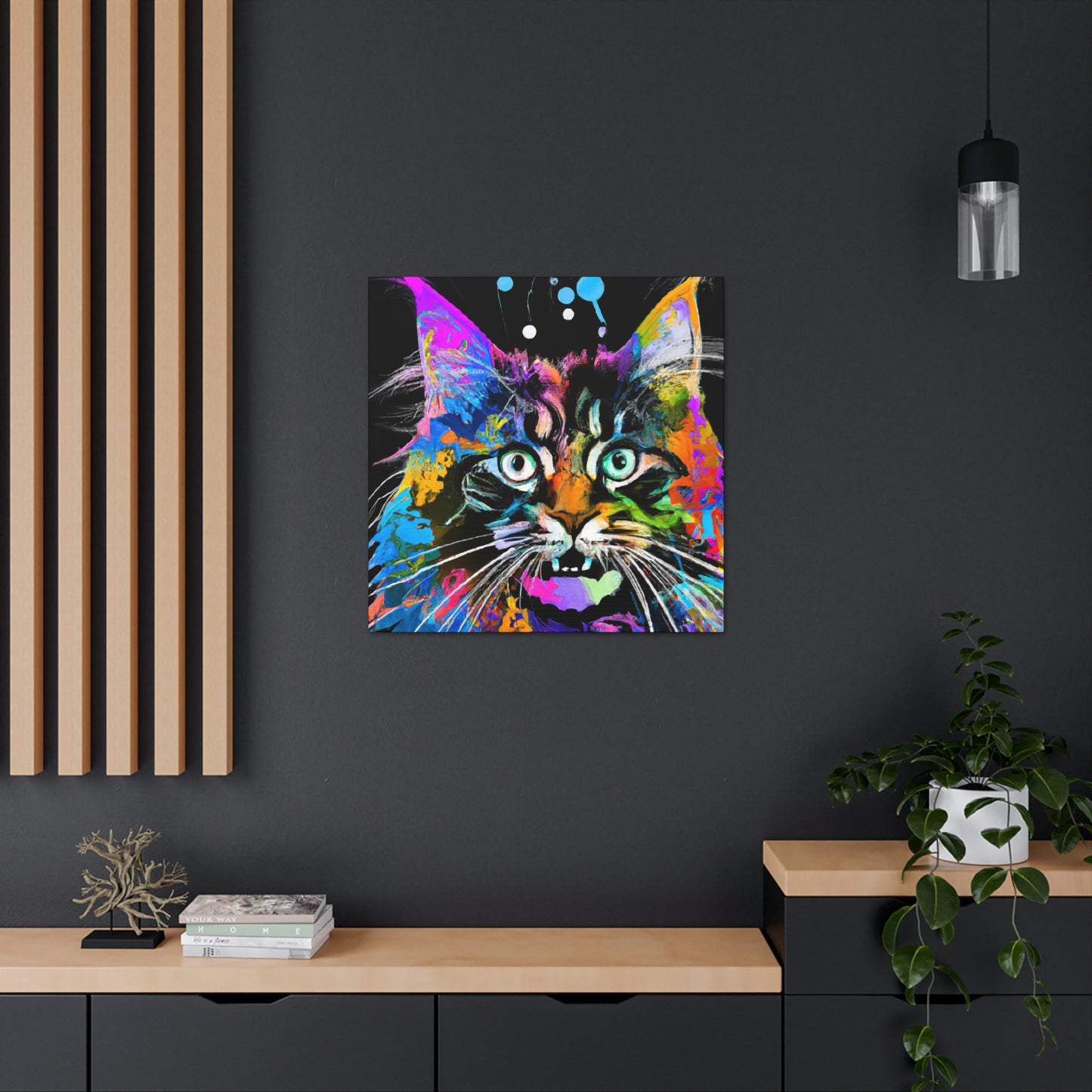 "Maine Coon Pop Art" - Canvas