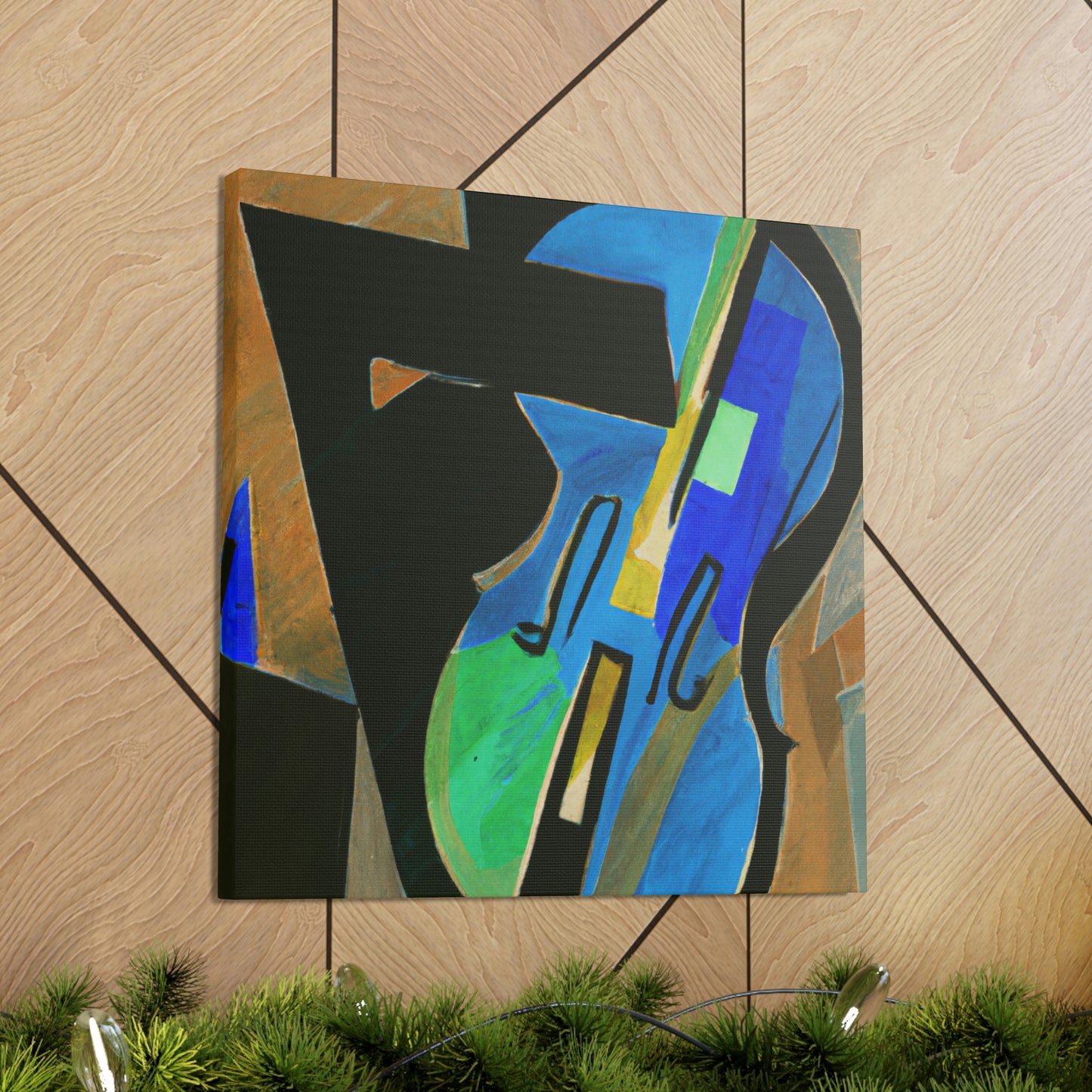 Vibrant Violin Symphony - Canvas