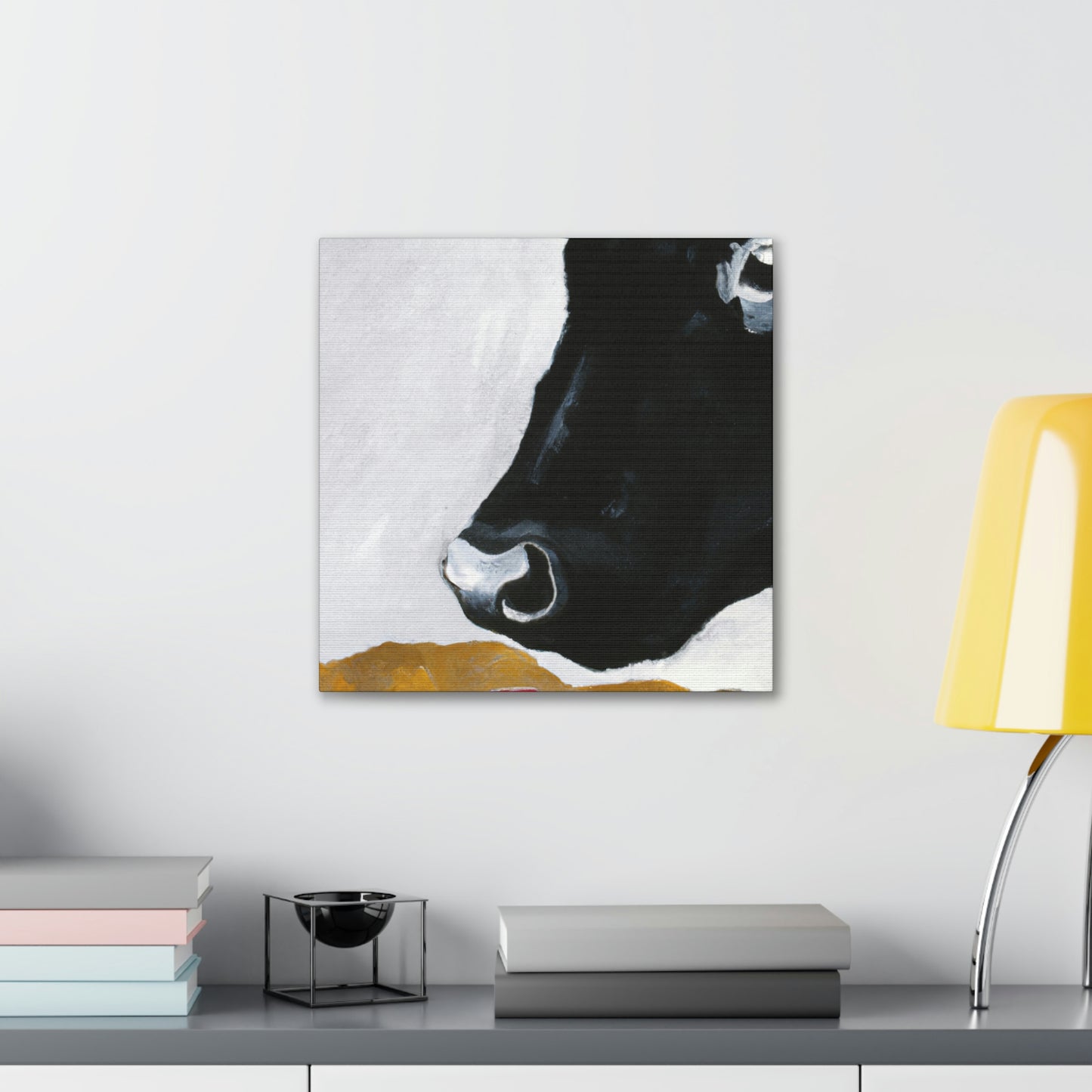 "Black Angus Simplicity" - Canvas