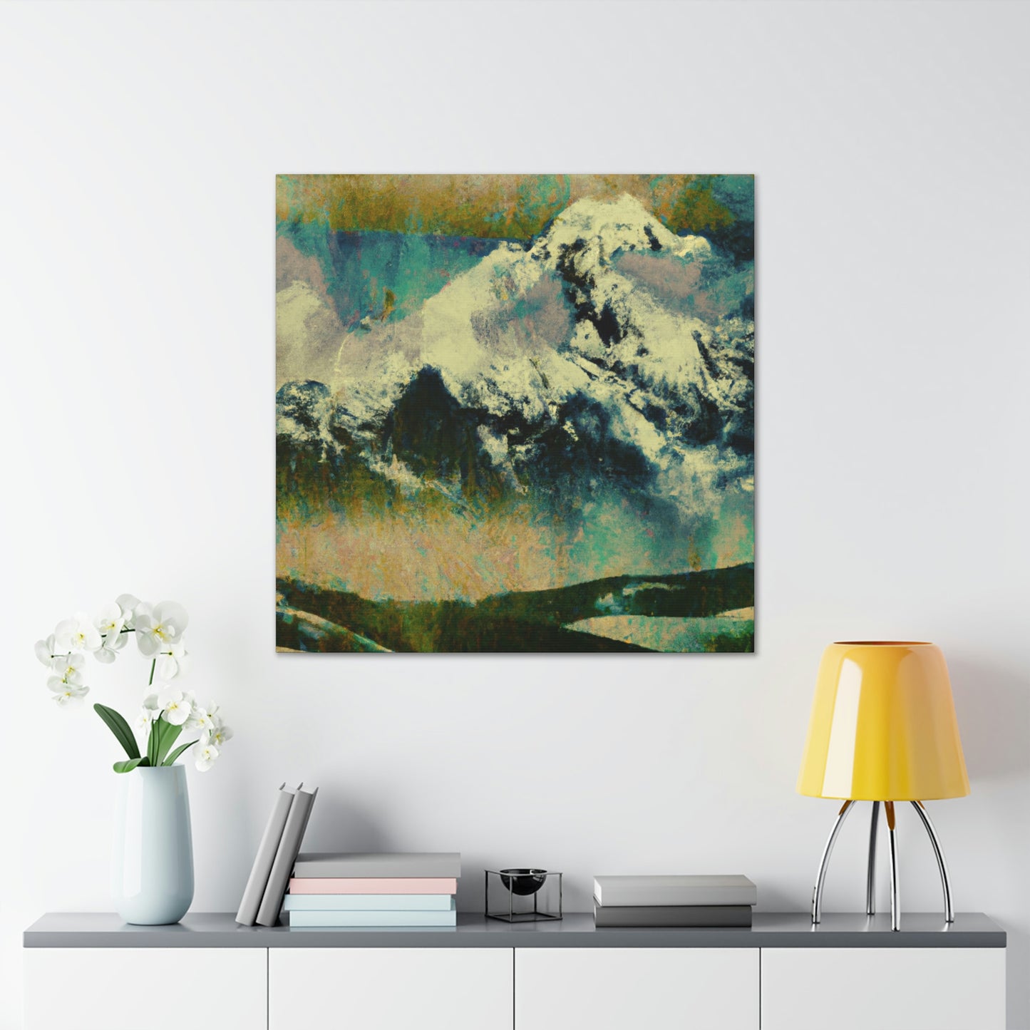 "Mountain Majesty Expressionism" - Canvas