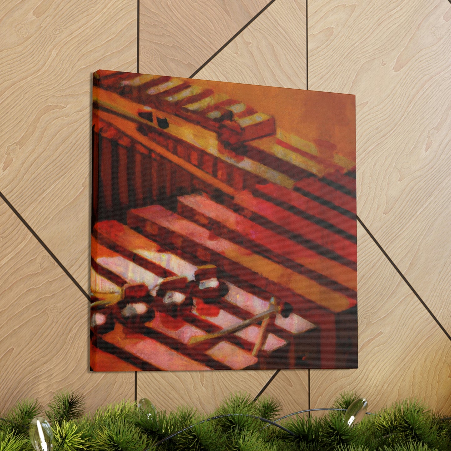 Xylophone in Deco Style - Canvas