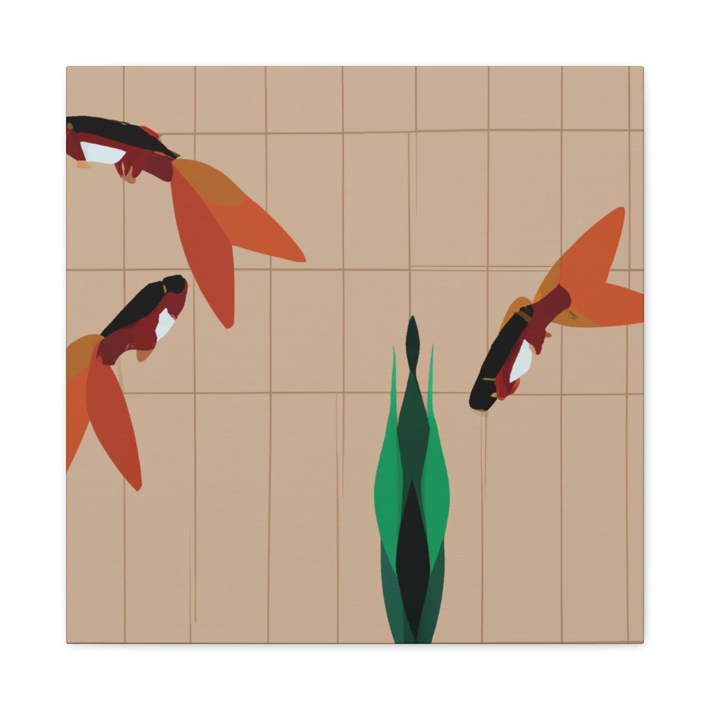 Swordtail's Minimalism - Canvas