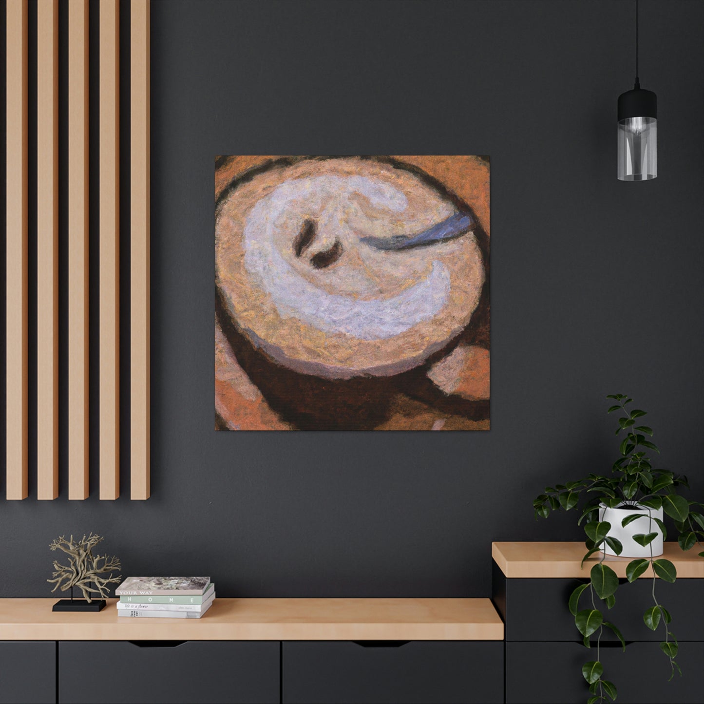 Coffee Swirls Expresssed - Canvas