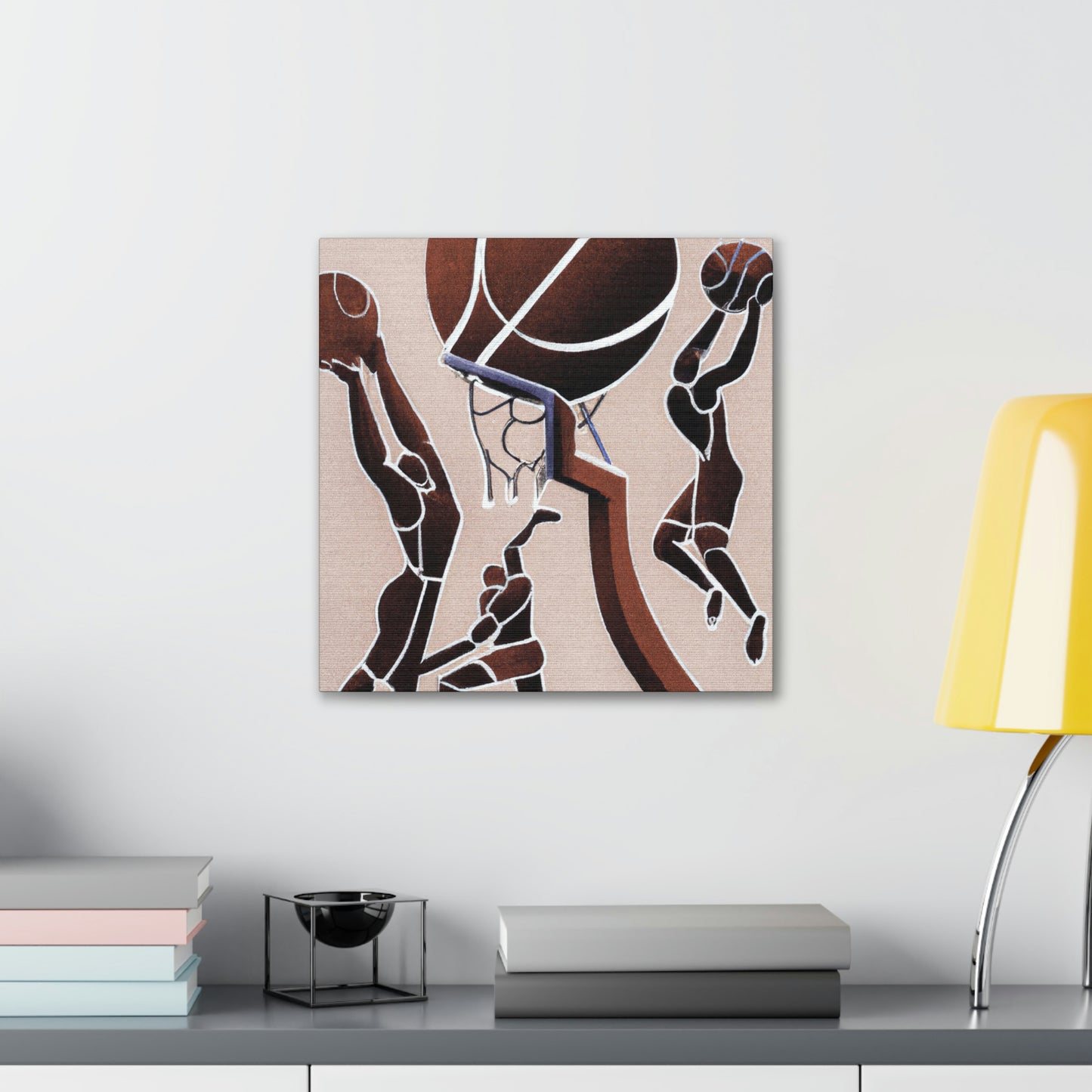 "Basket Shooting Surrealism". - Canvas