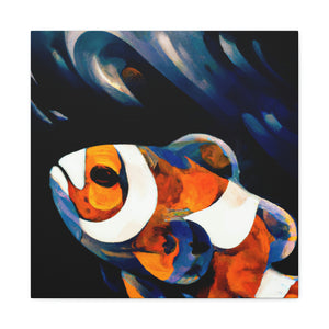 "Clownfish in Abstraction" - Canvas