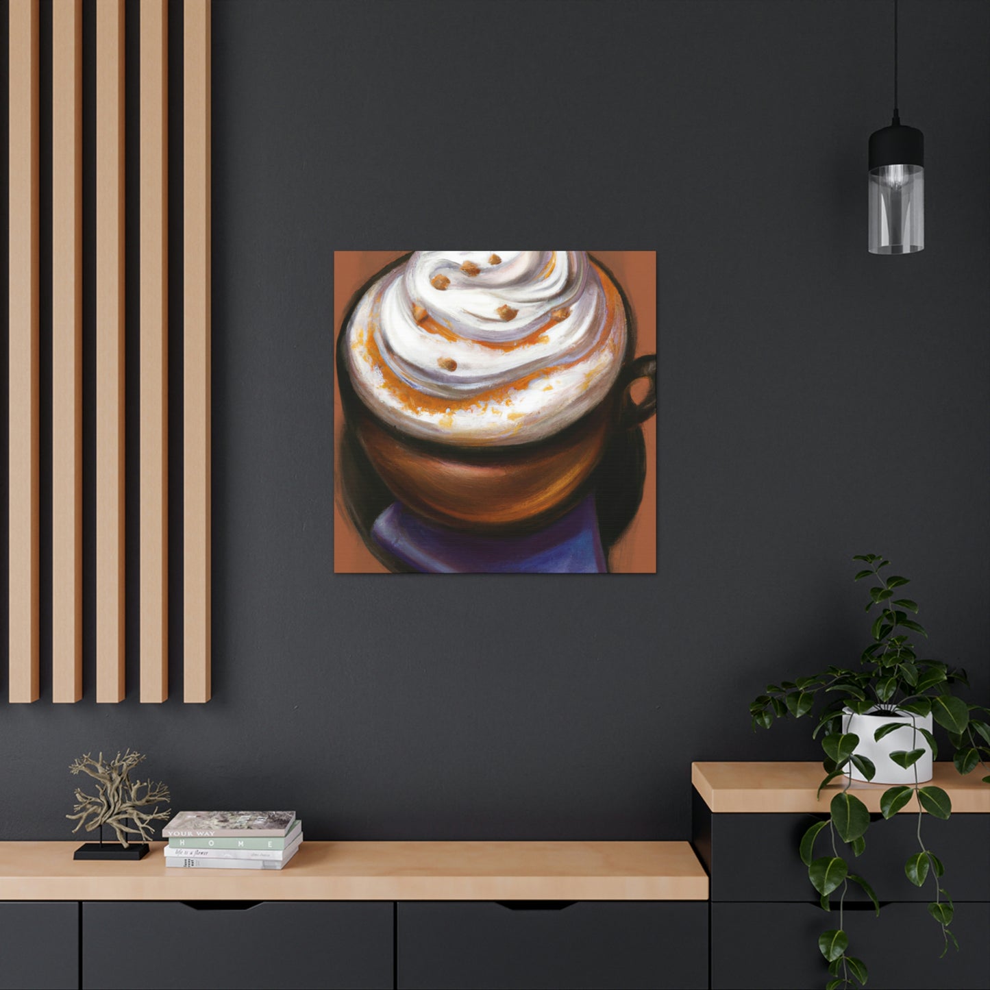 "Cappuccino in Realism" - Canvas