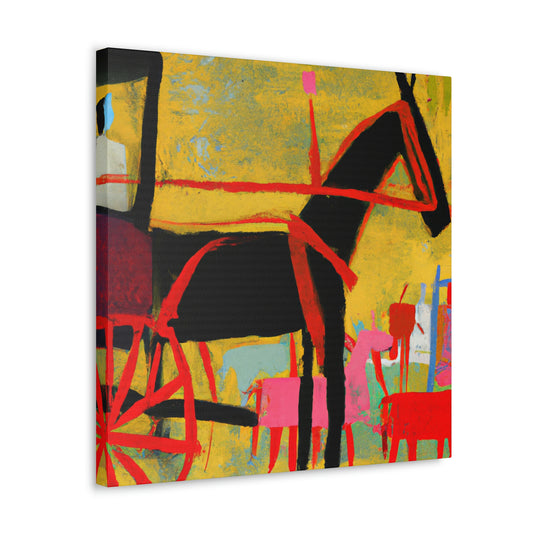 "A Noble Carriage Ride" - Canvas