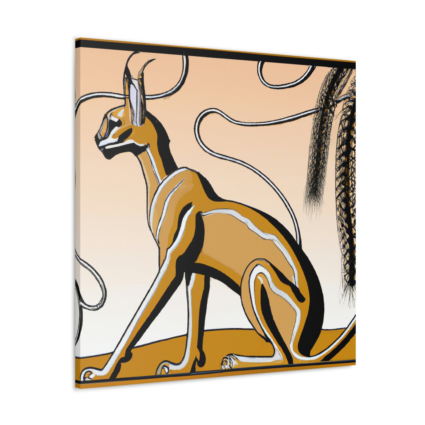 "Caracal Majestic Majesty" - Canvas