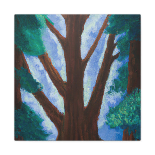 "Sequoia Tree Abstraction" - Canvas