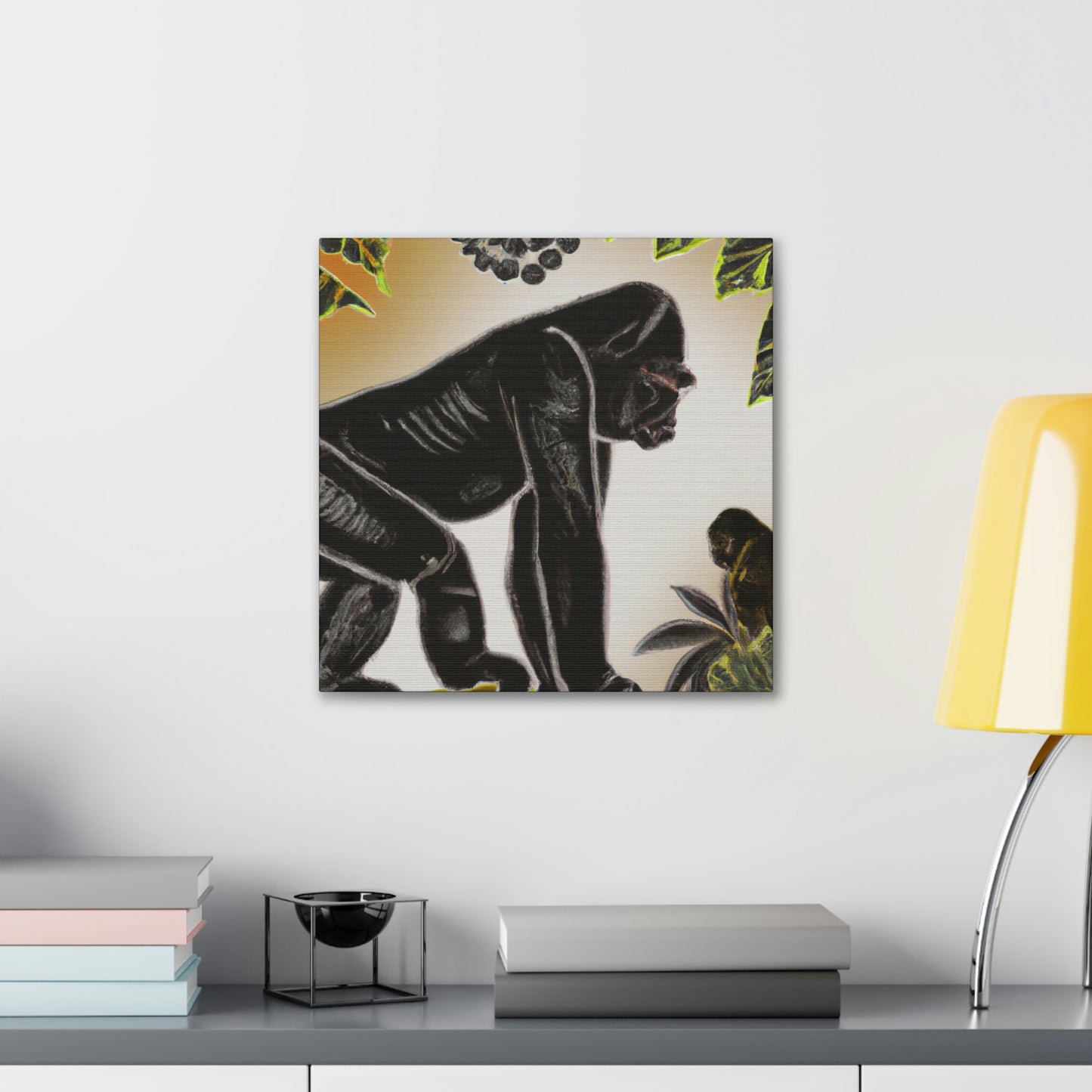 Gorilla in Baroque - Canvas