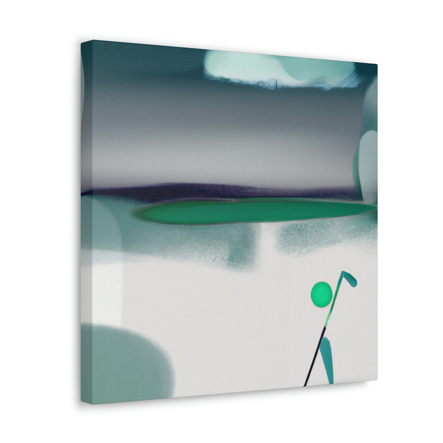 Golf in Abstract Form - Canvas