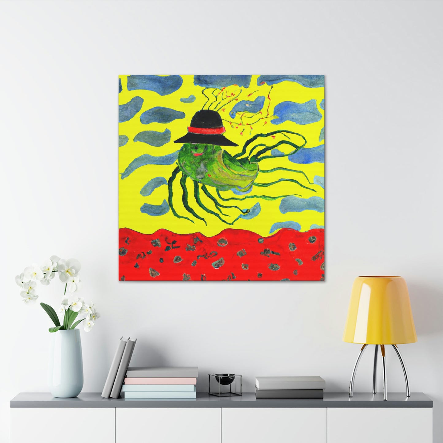 Jellyfish in Twilight - Canvas