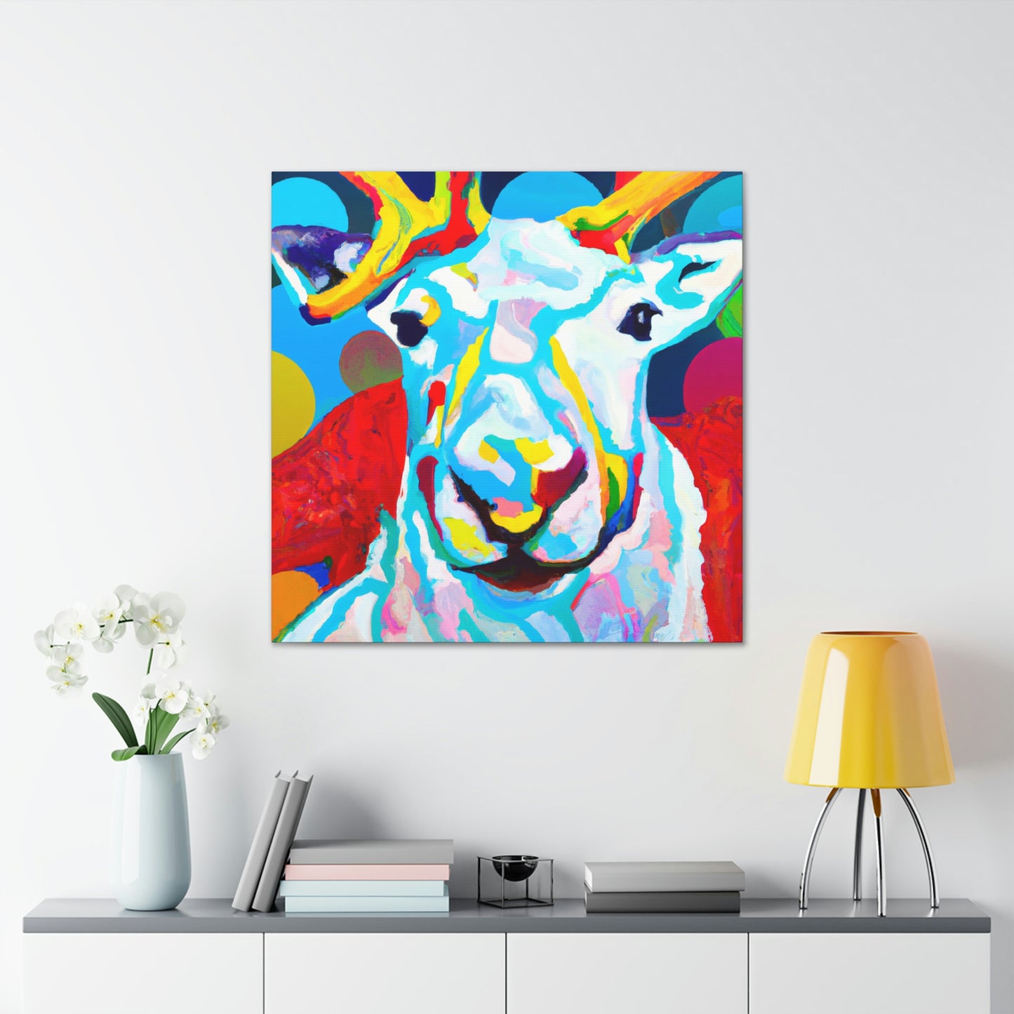 "Reindeer Pop Artistry" - Canvas