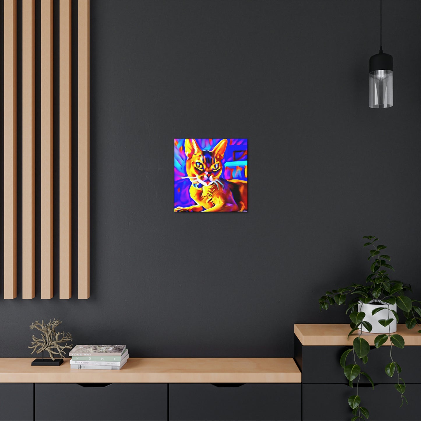 Abyssinian Pop Splendor - Canvas