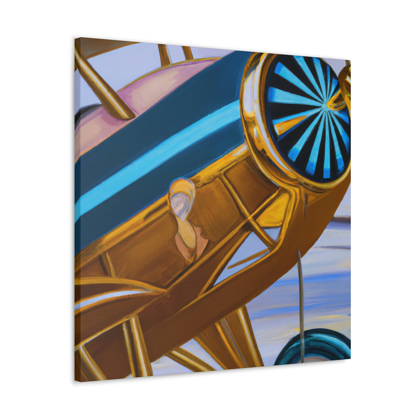 Vintage Airplane Fantasy - Canvas