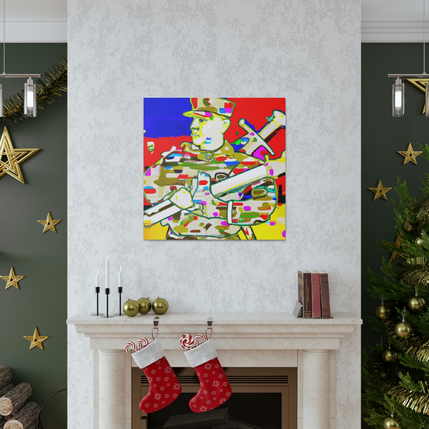 "Artilleryman in Splendor" - Canvas