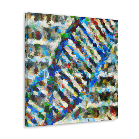 "DNA Strands Abound" - Canvas