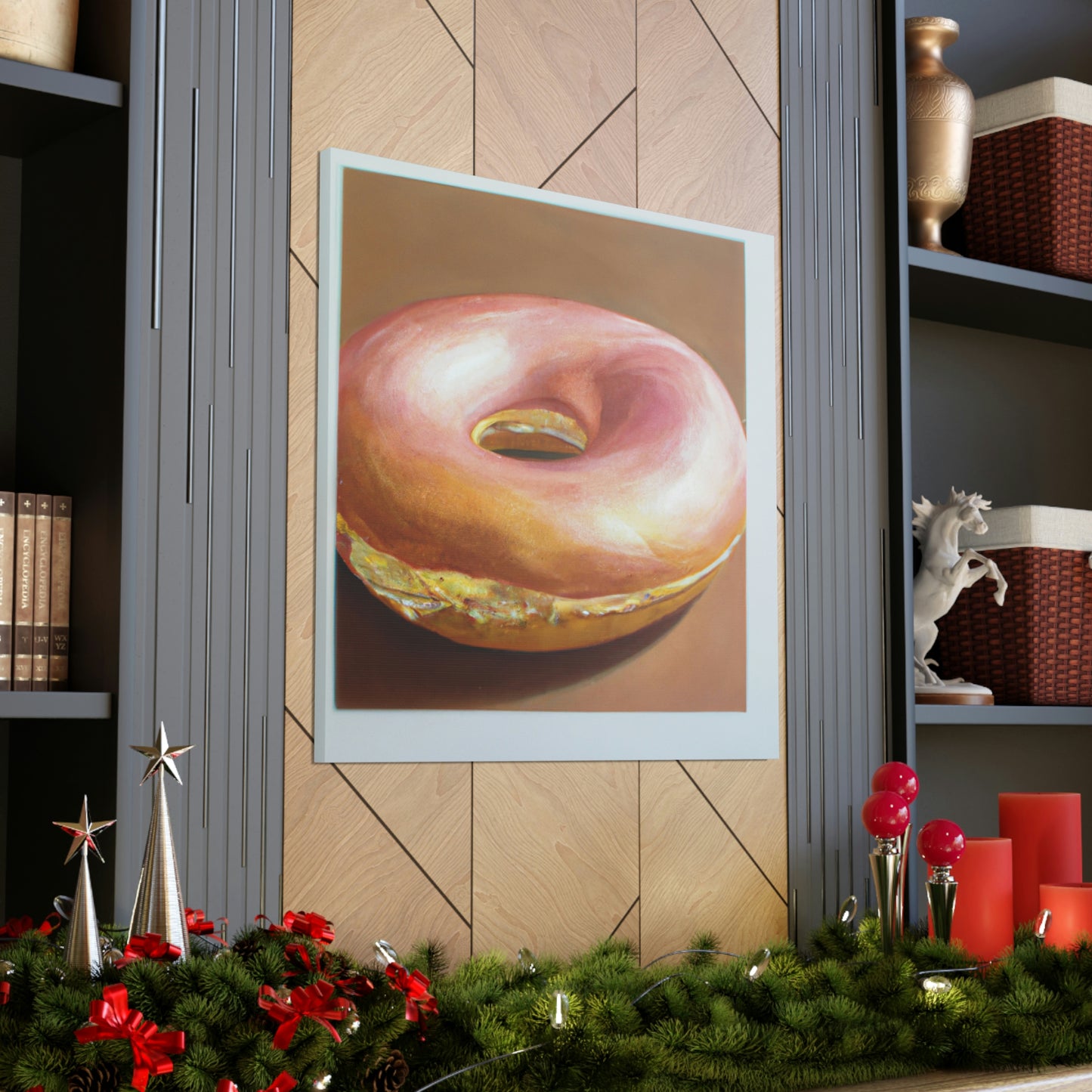 "Chocolate Frosted Doughnut" - Canvas