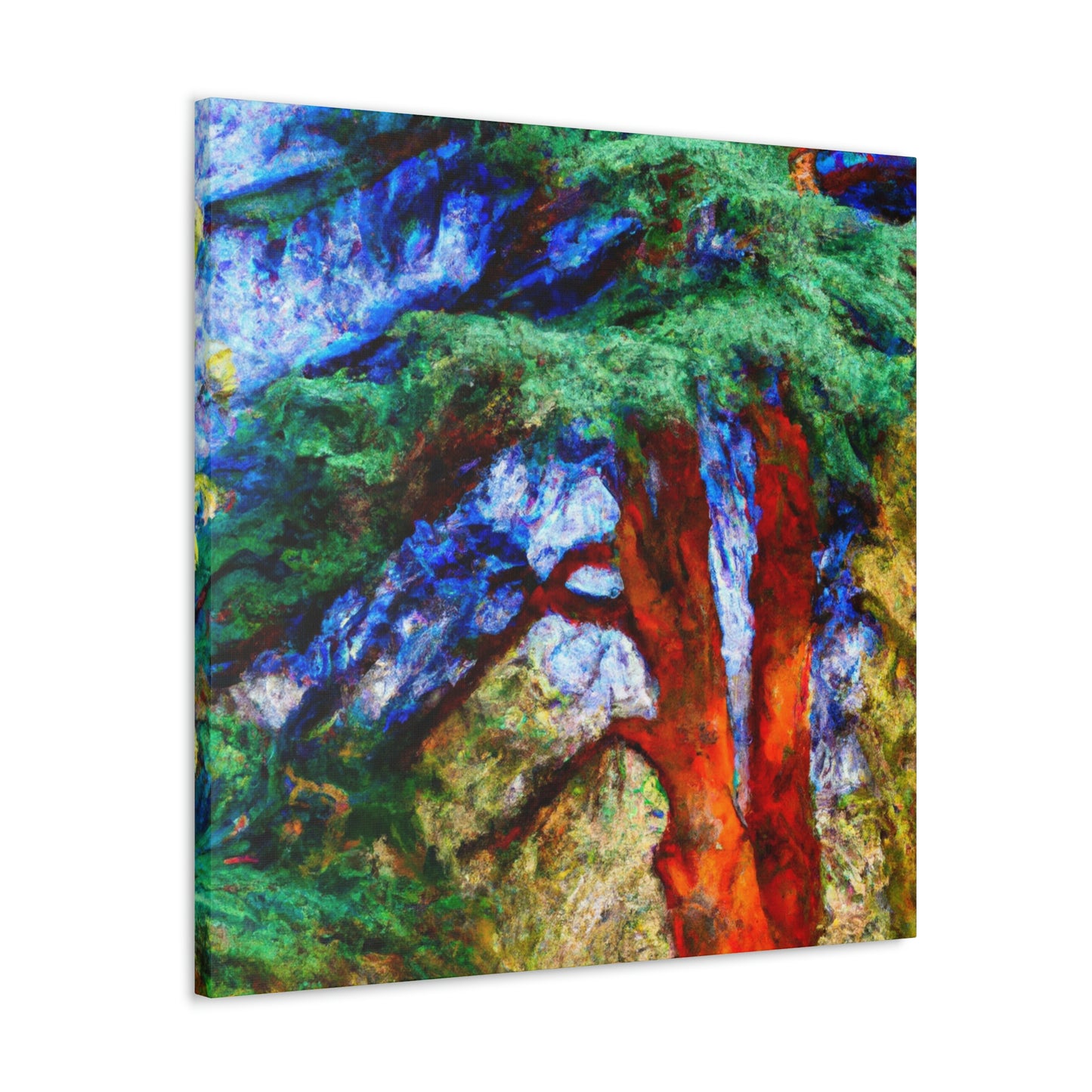 Cedar Tree Fauvism - Canvas