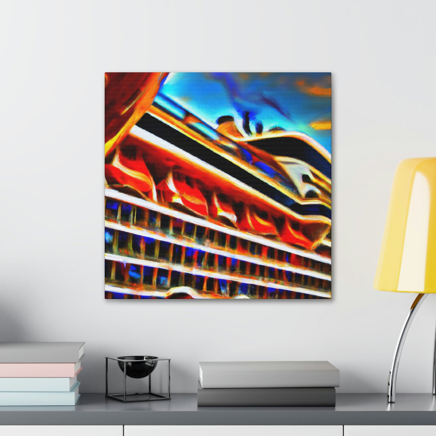 "Cruise Ship Haze Dream" - Canvas