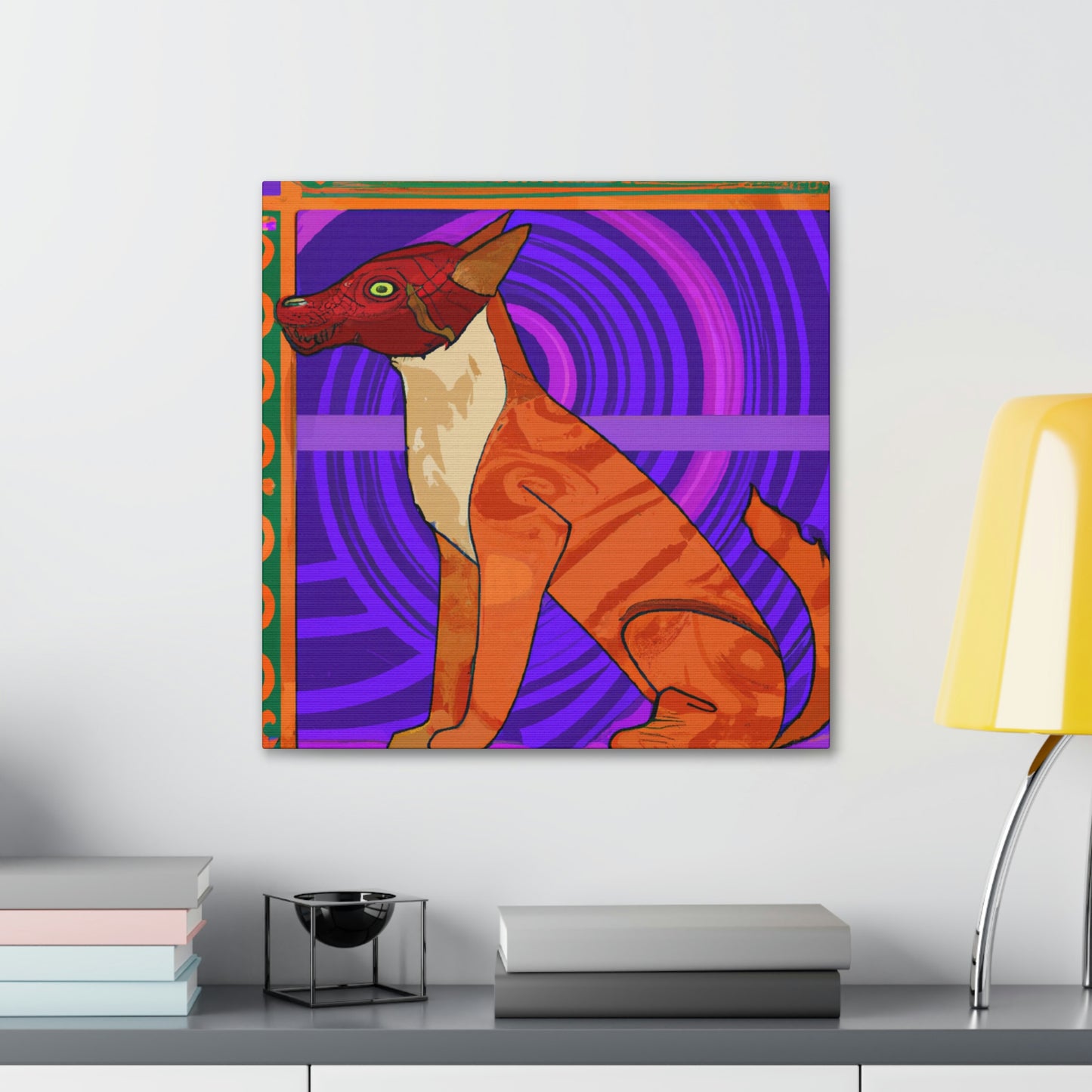 "Dhole's Jazz Symphony" - Canvas