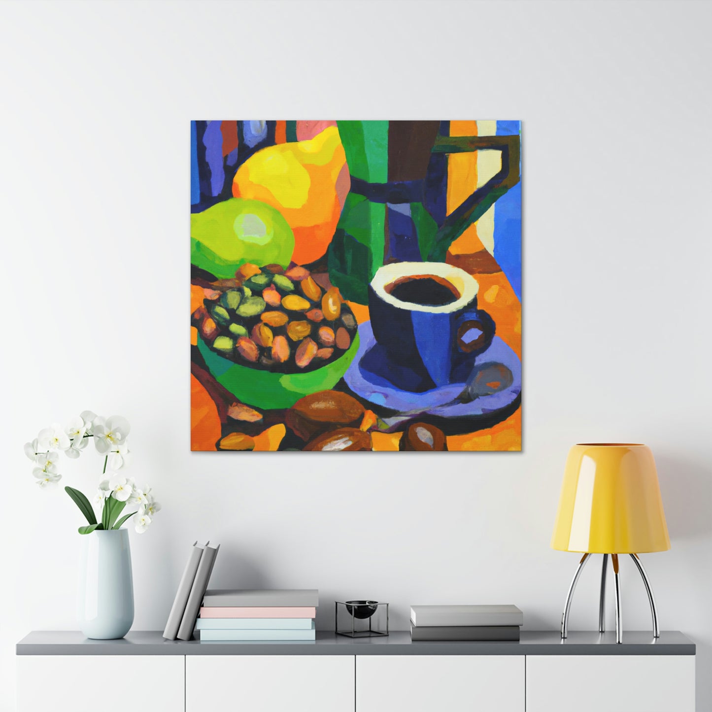 Coffee in Fauvism - Canvas