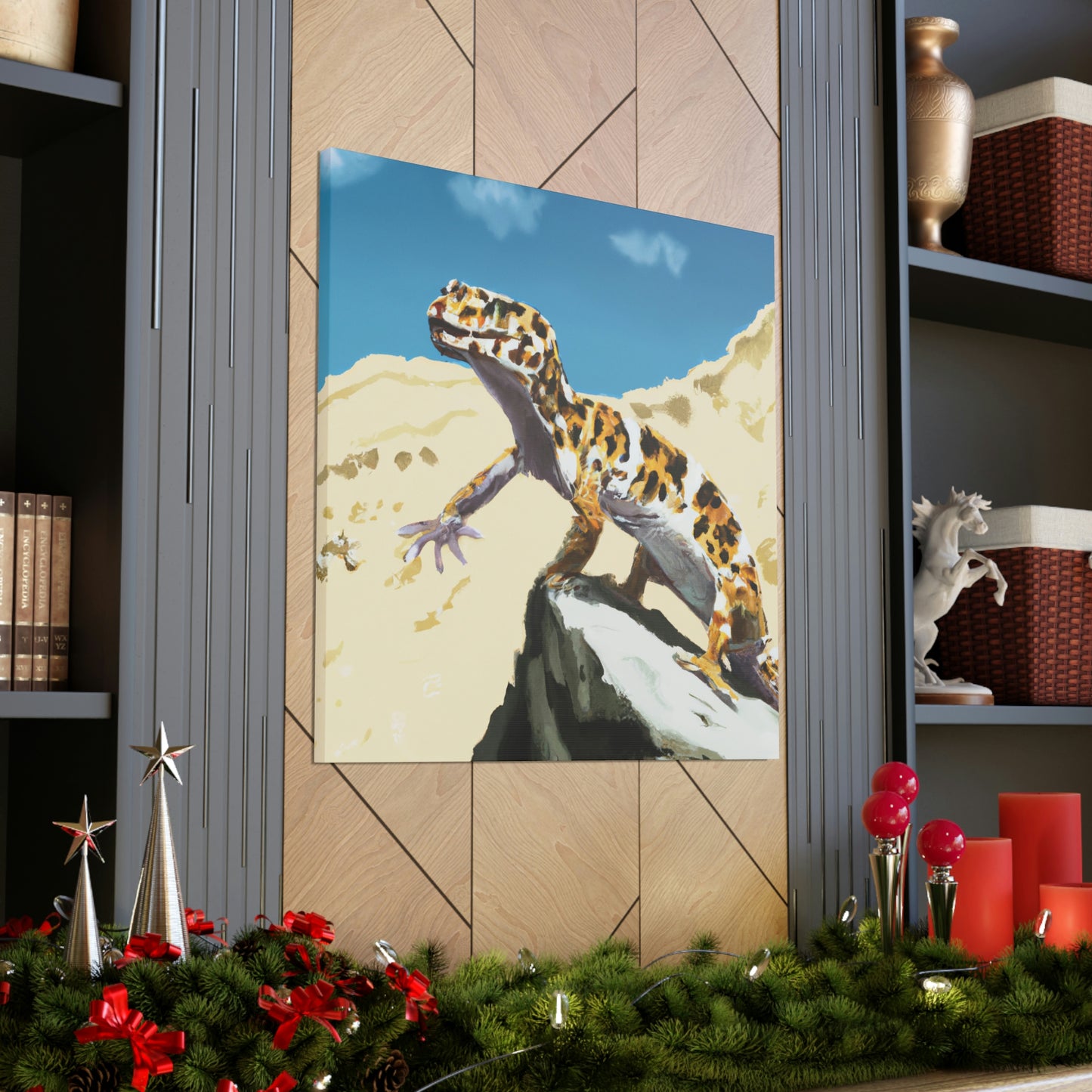 Leopard Gecko Elegance - Canvas