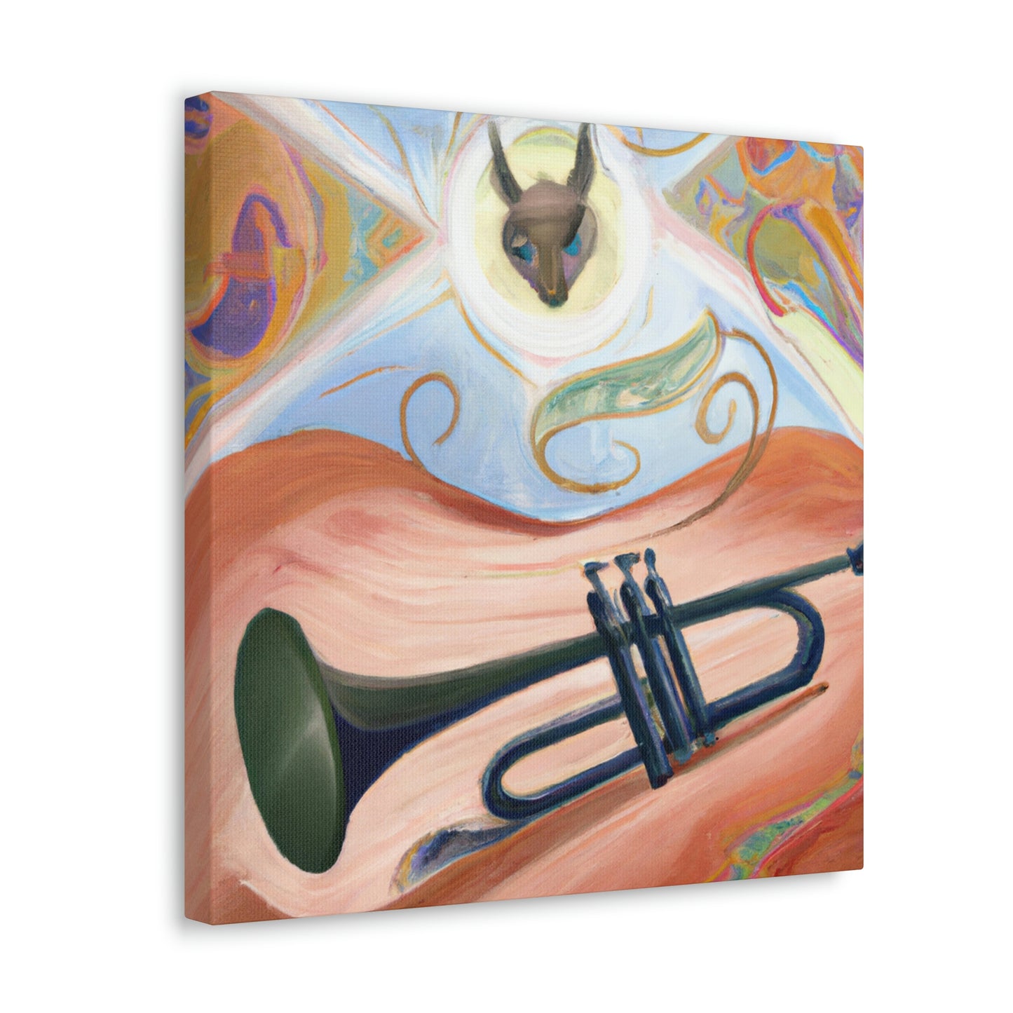 "Harmonious Trumpet Dreaming" - Canvas