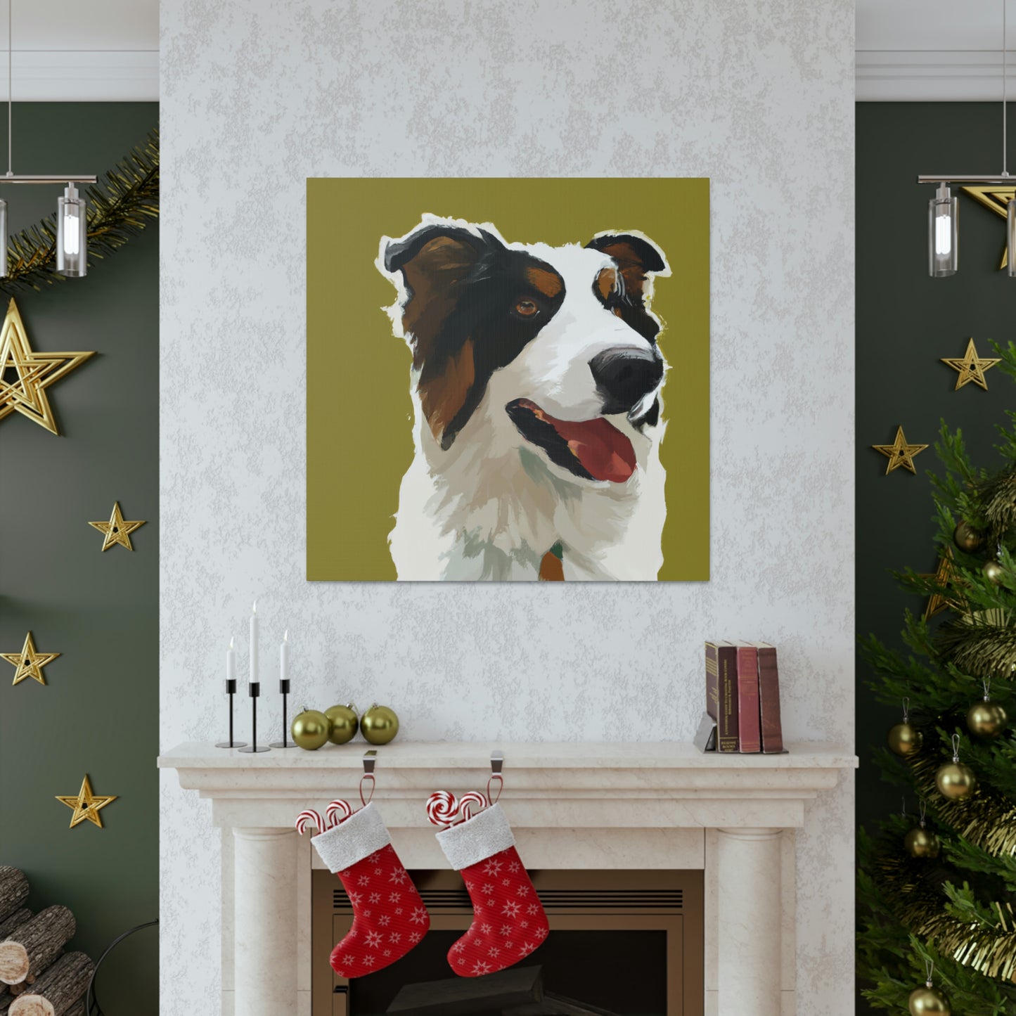 "Border Collie Simplicity" - Canvas