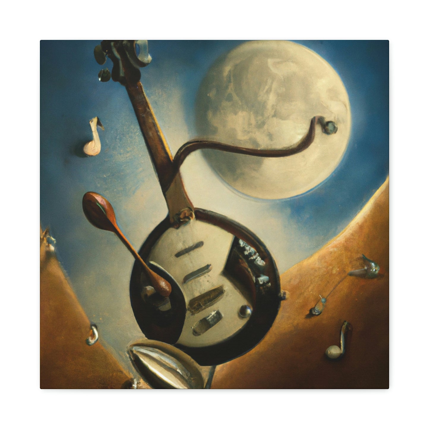 Banjo in Dreamland - Canvas