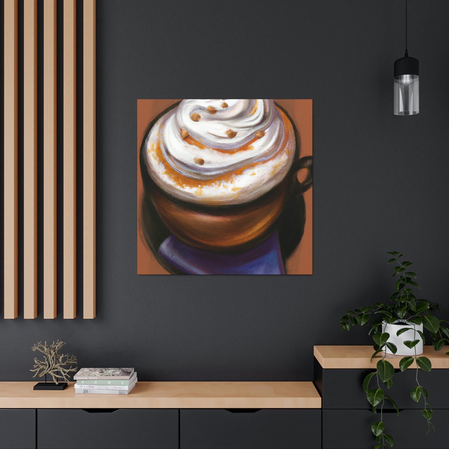 "Cappuccino in Realism" - Canvas