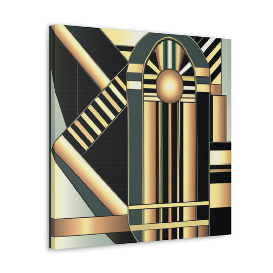 "Striking Art Deco Glory" - Canvas