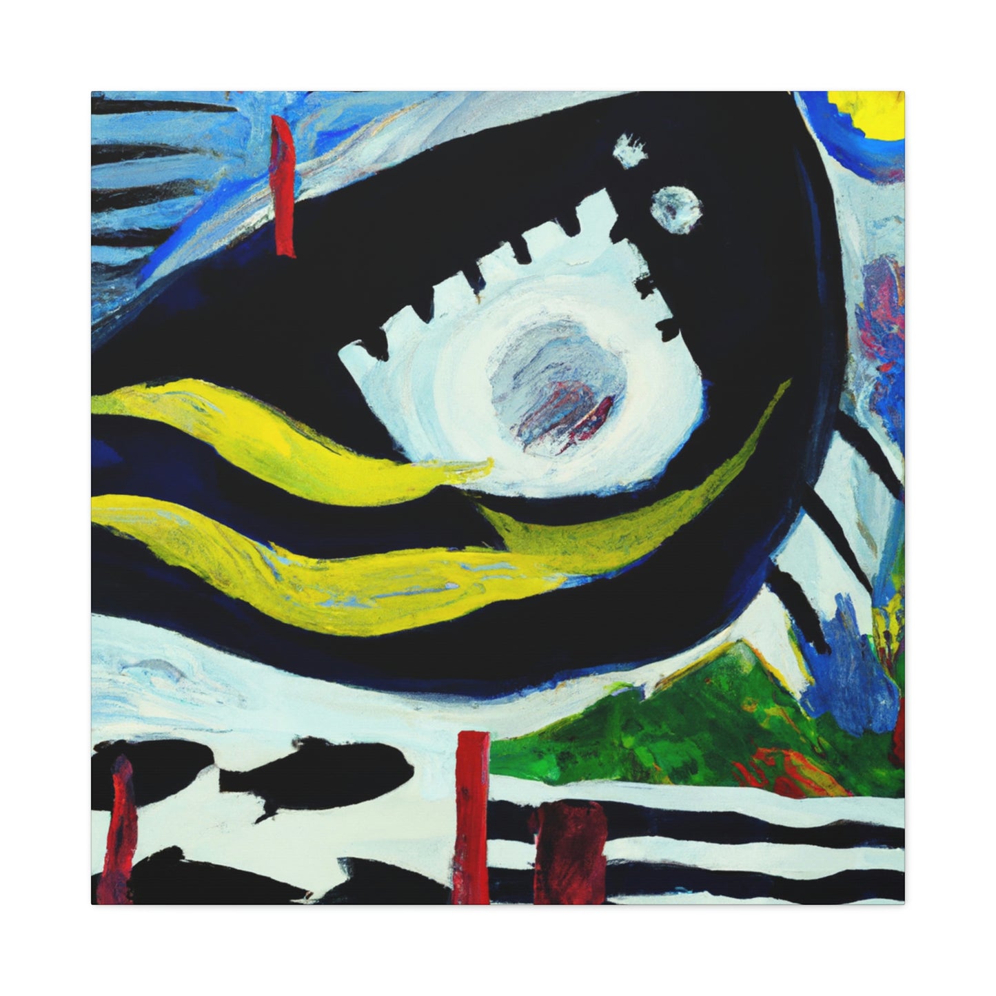 Whale in Repose - Canvas