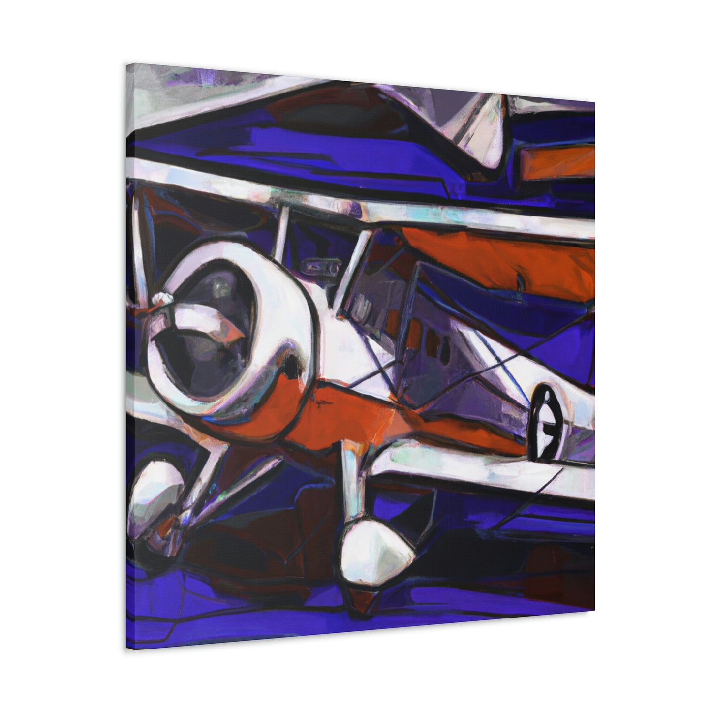 "Vintage Plane Flight" - Canvas