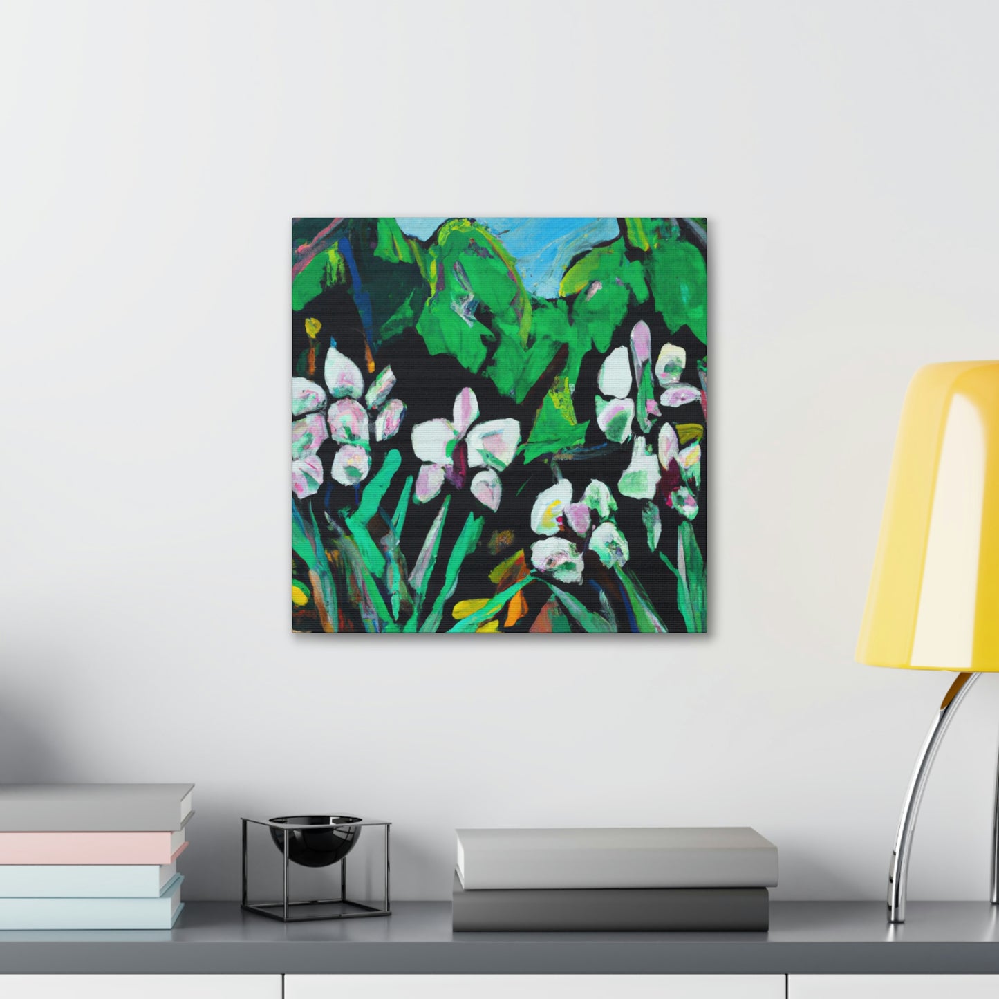 "Orchid in Moonlight Dreaming" - Canvas