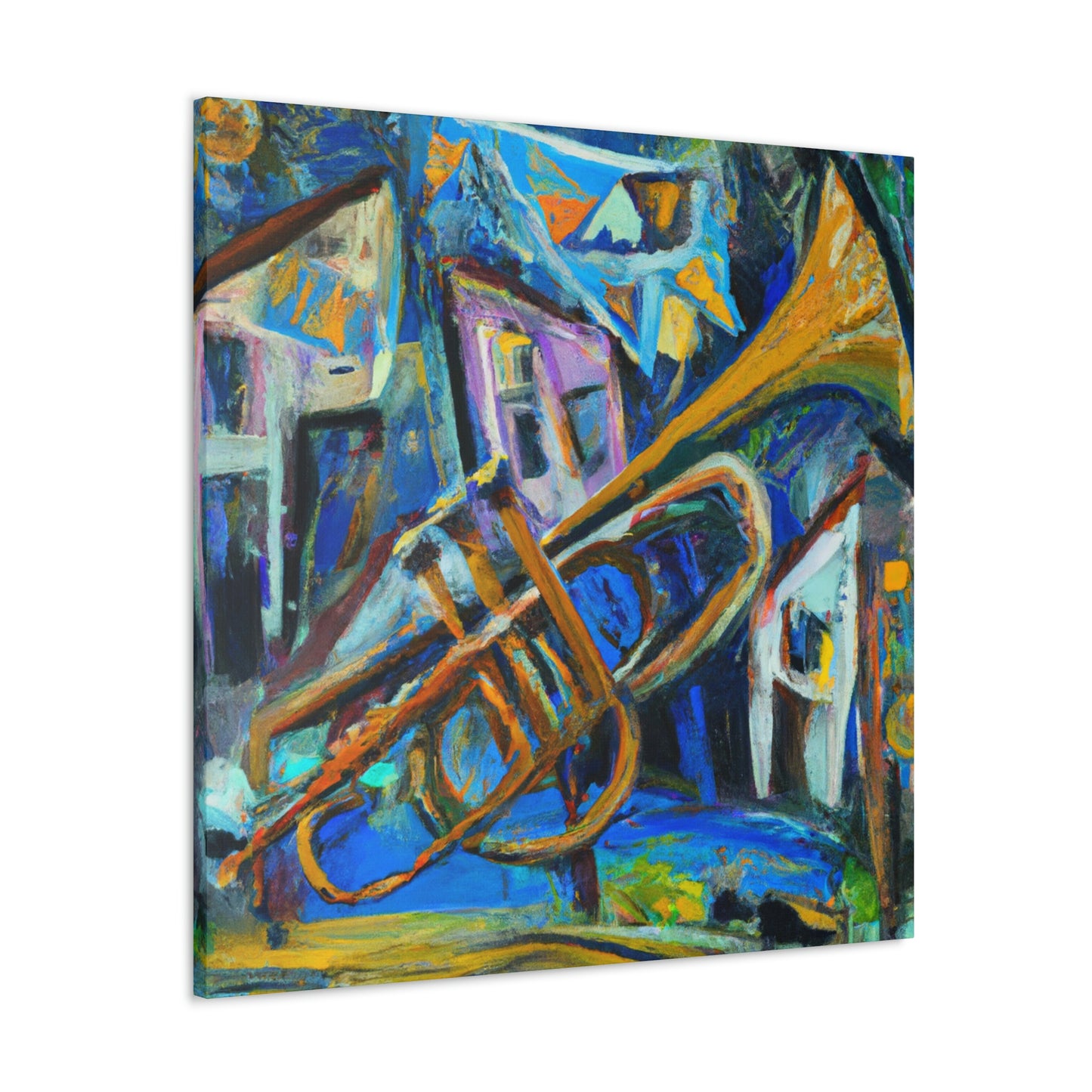 Serenading Trumpet Melody - Canvas