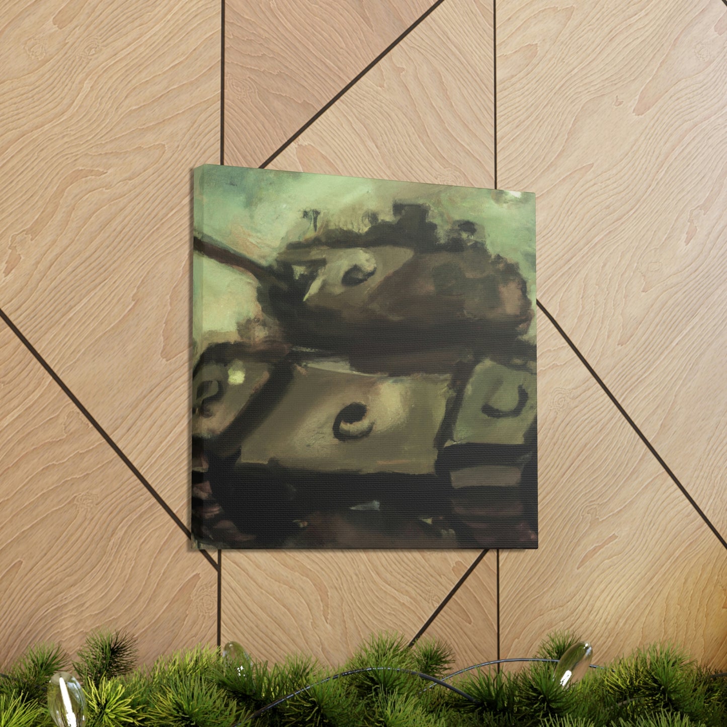 "Turret In Turmoil" - Canvas