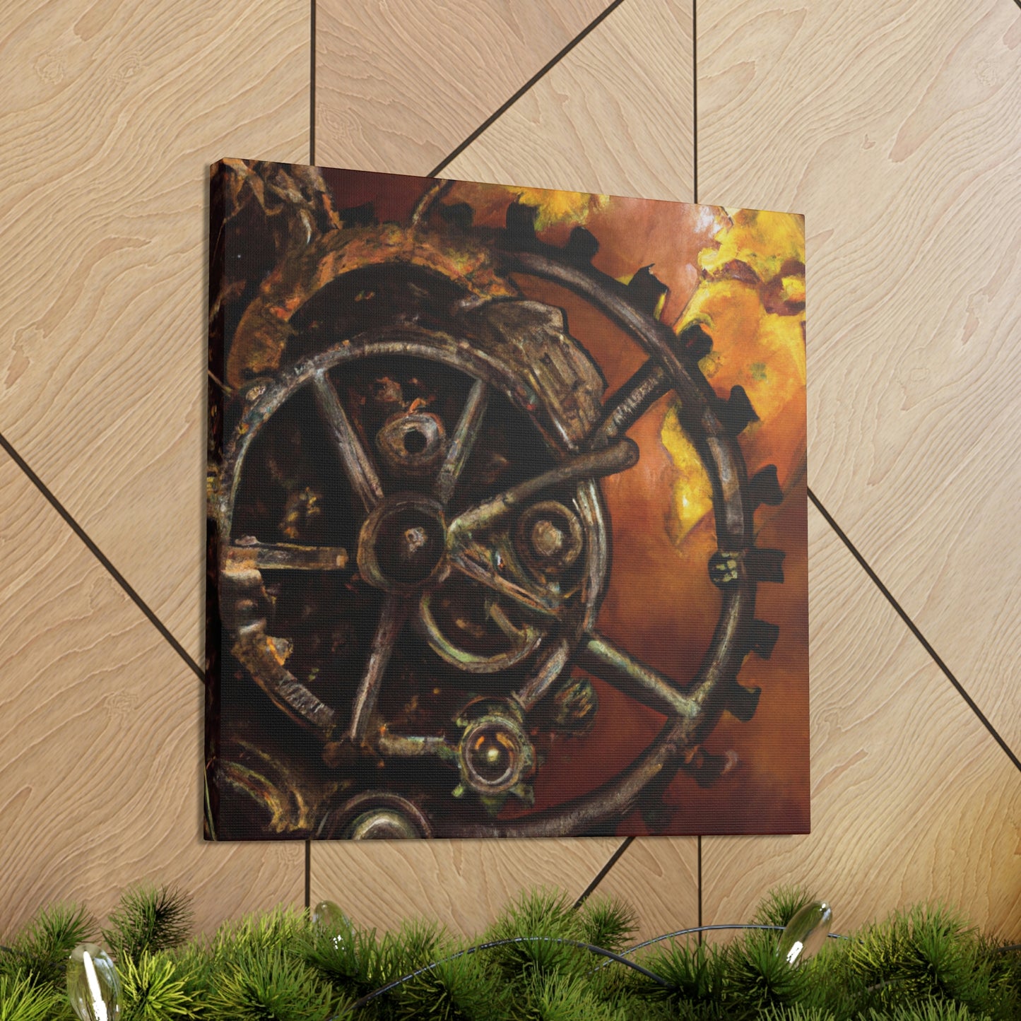 "Earth's Steampunk Legacy" - Canvas