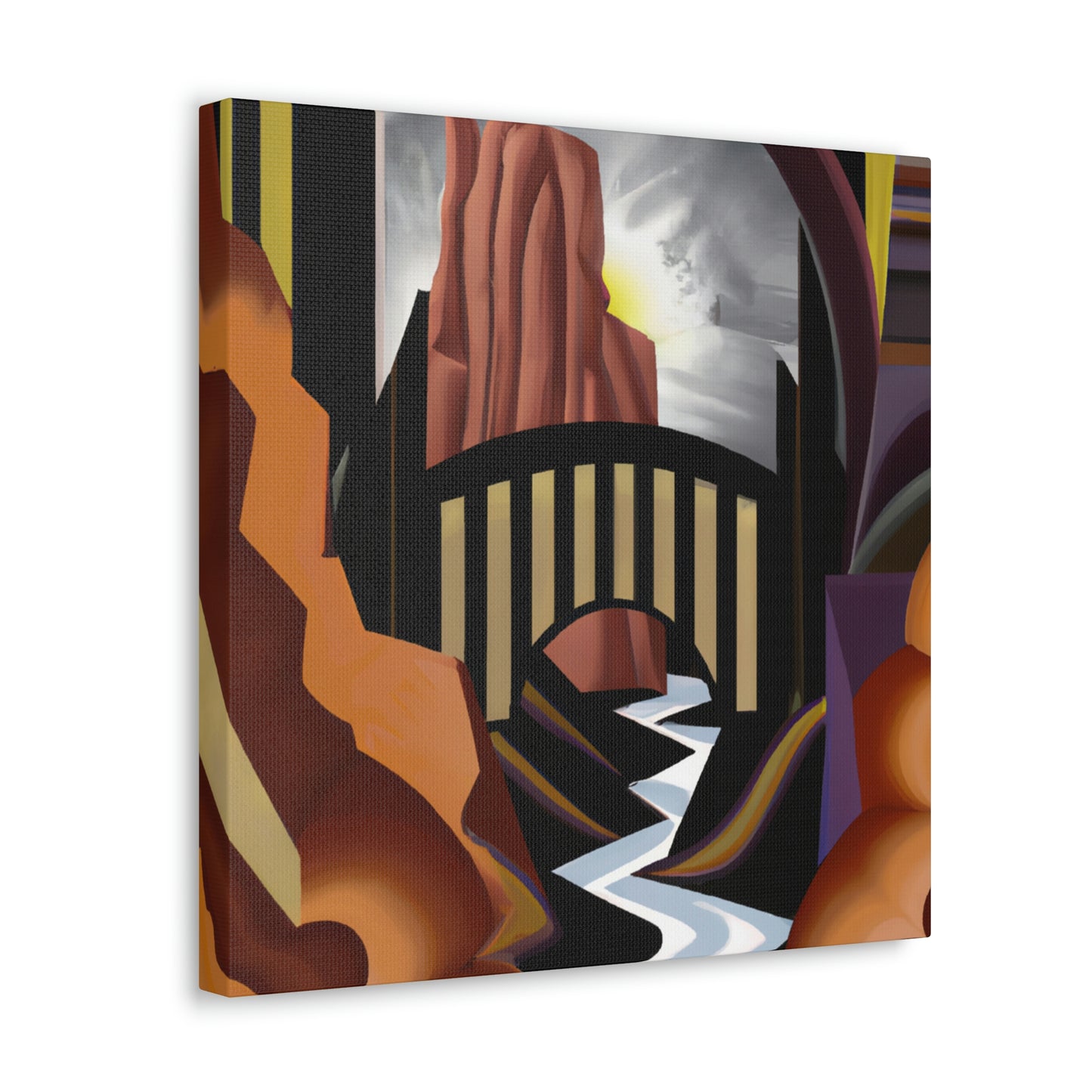 "Canyon of Jazz Age" - Canvas