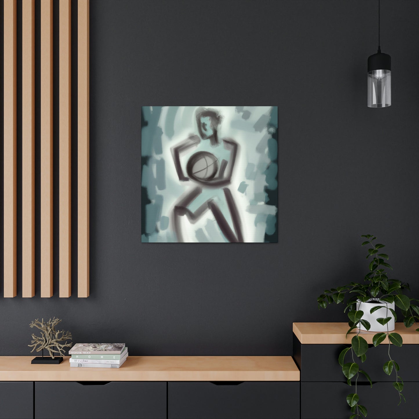 "Basketball: Expressionism Dream" - Canvas