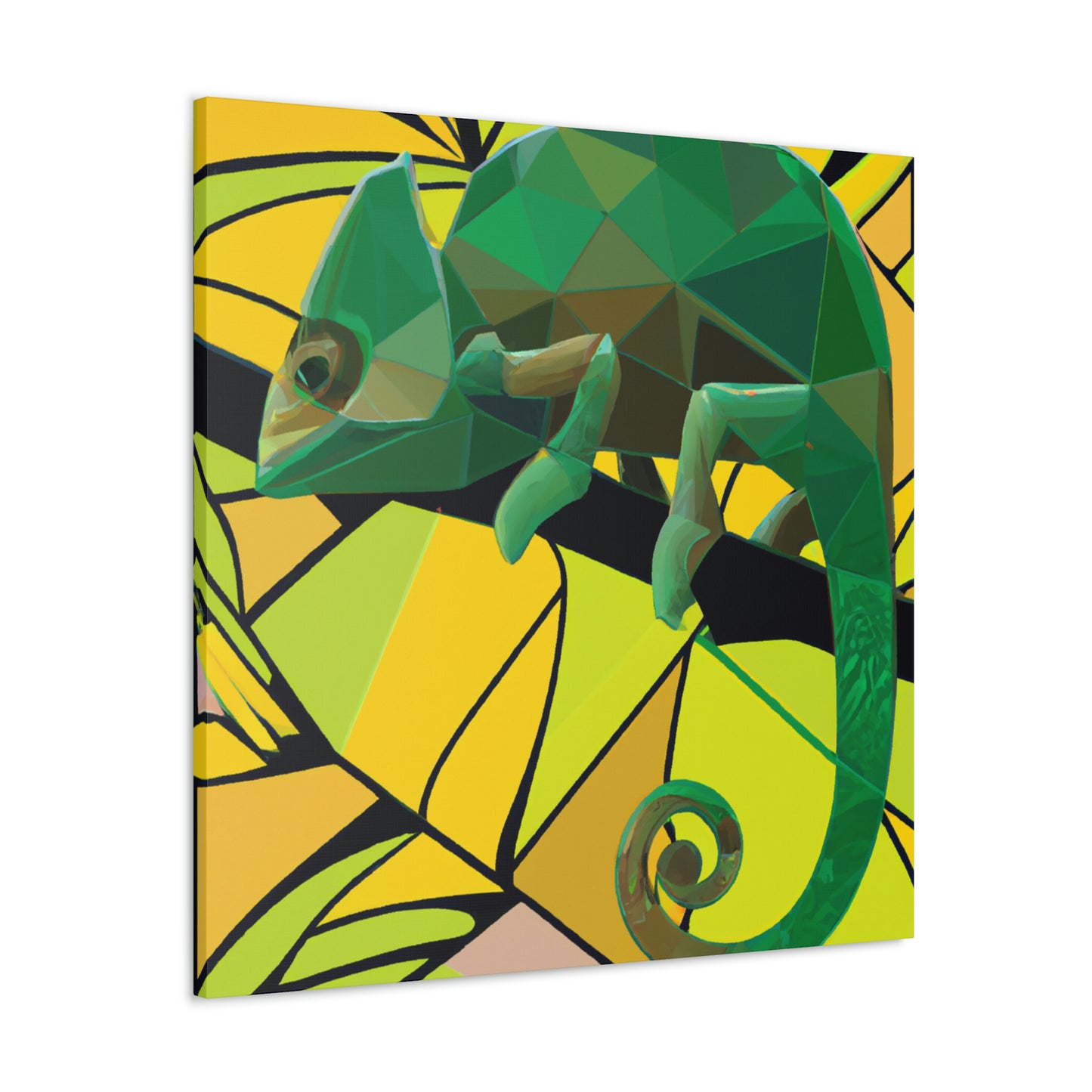 "Chameleon Calling Card" - Canvas