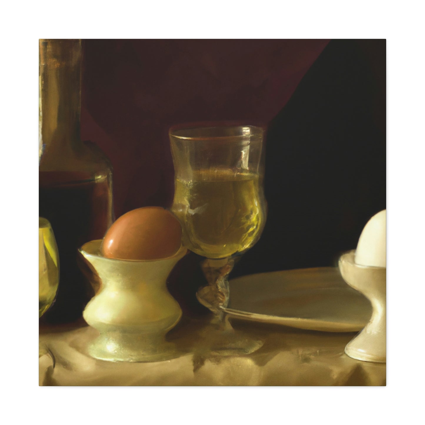 Still Life with Eggs - Canvas