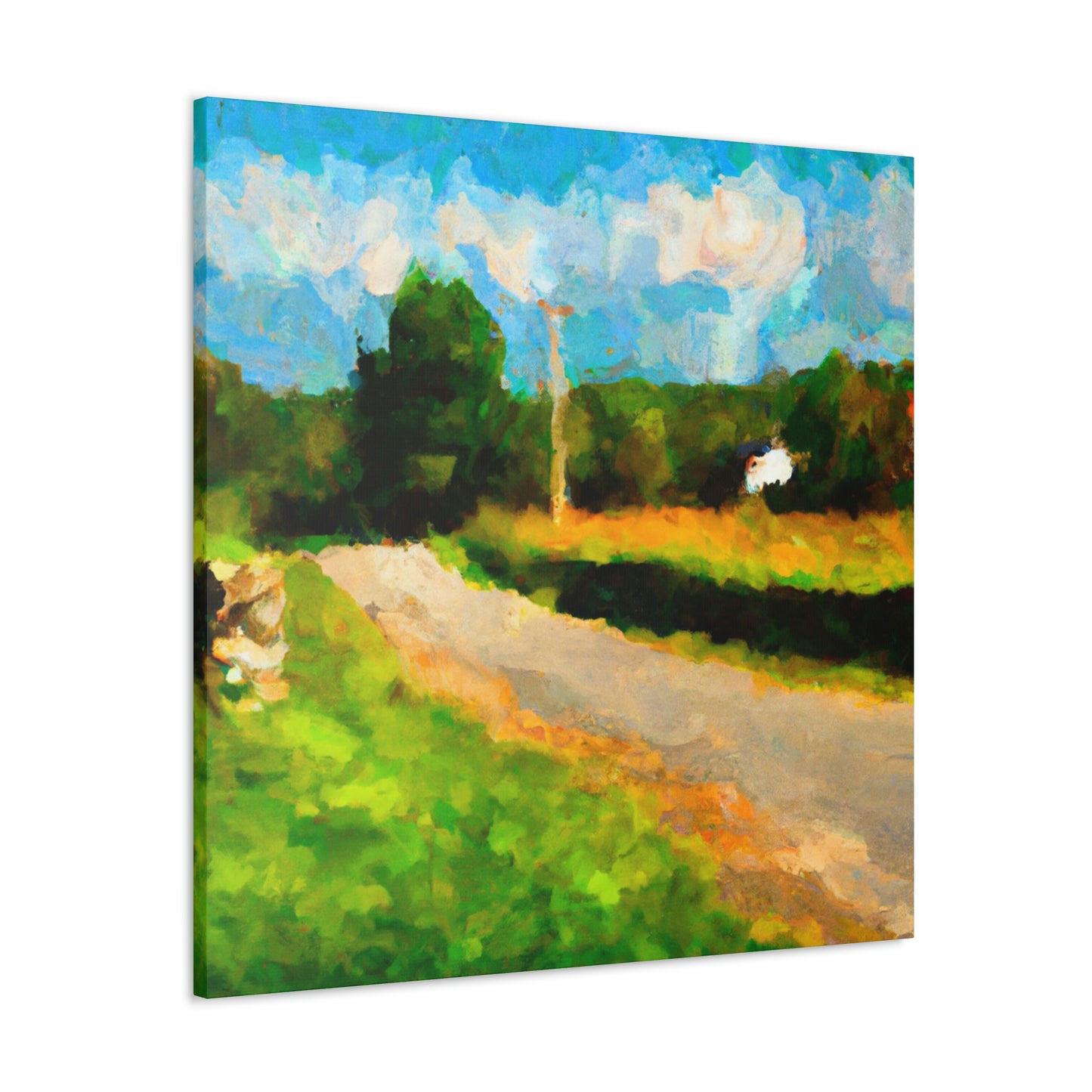 "Country Road Impressionism" - Canvas