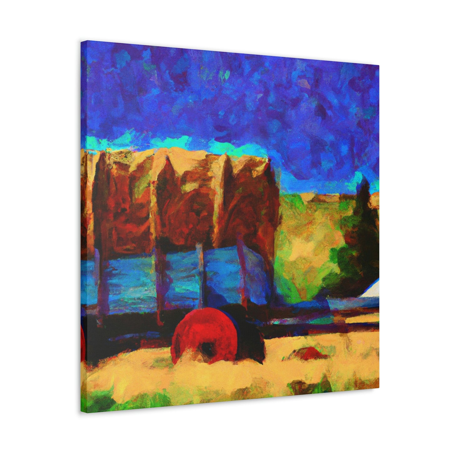 Hay Wagon Melancholy - Canvas