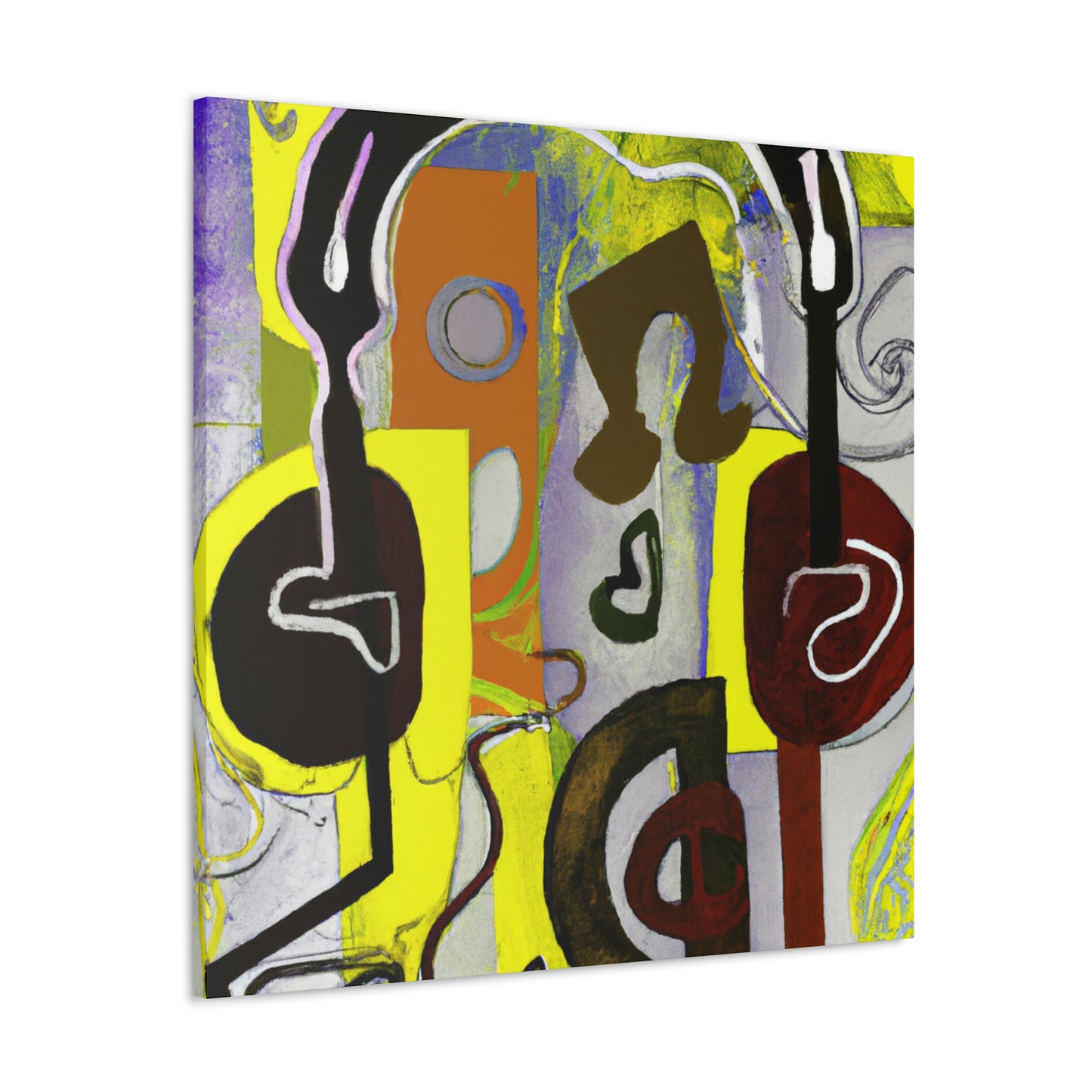 Headphones in Harmony - Canvas