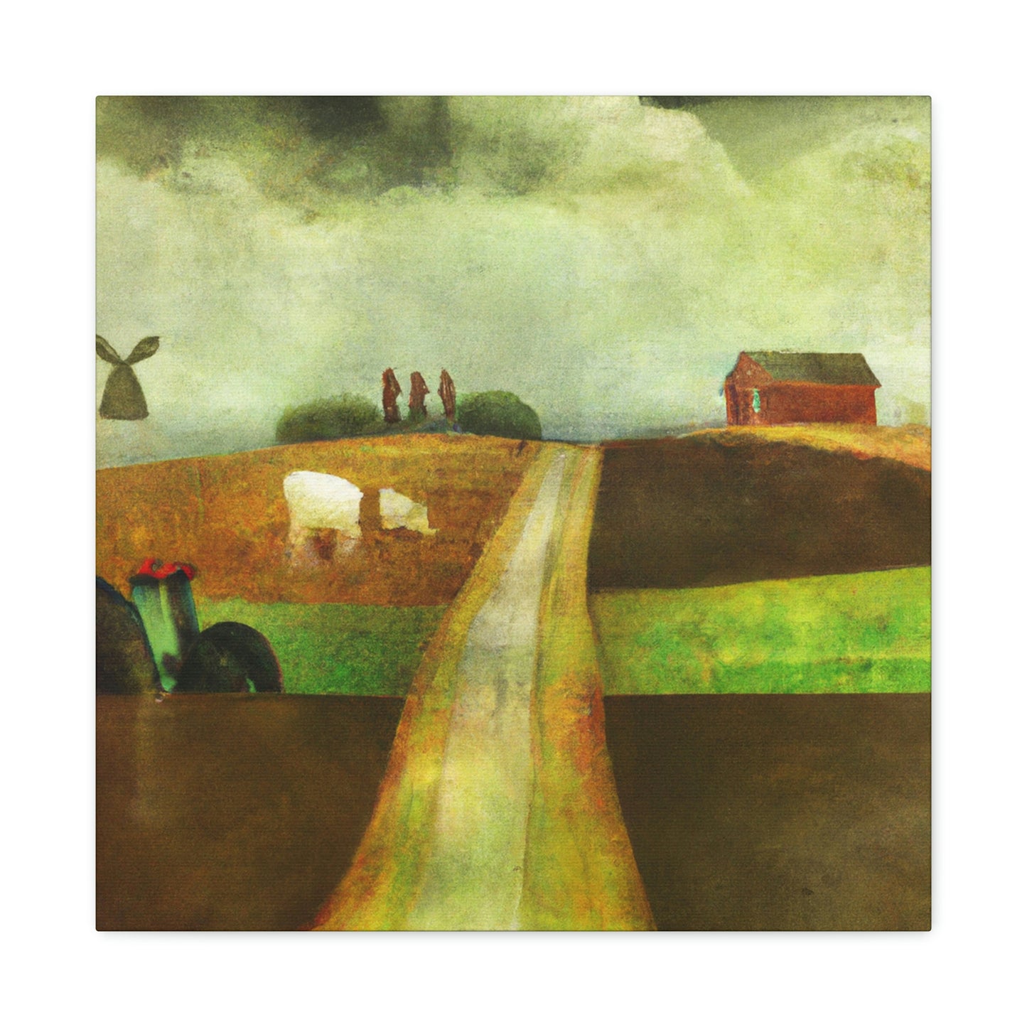 Country Road Dreamscape - Canvas