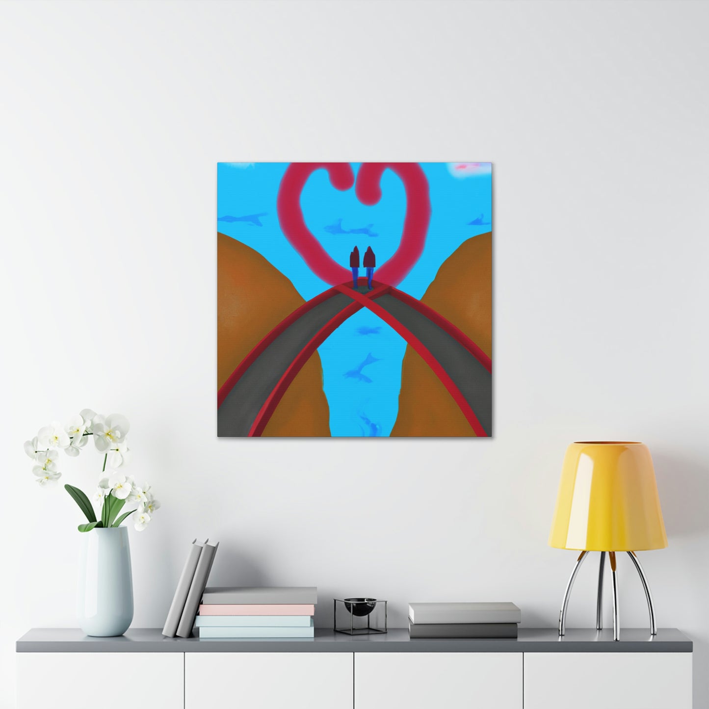 Love's Golden Bridges - Canvas