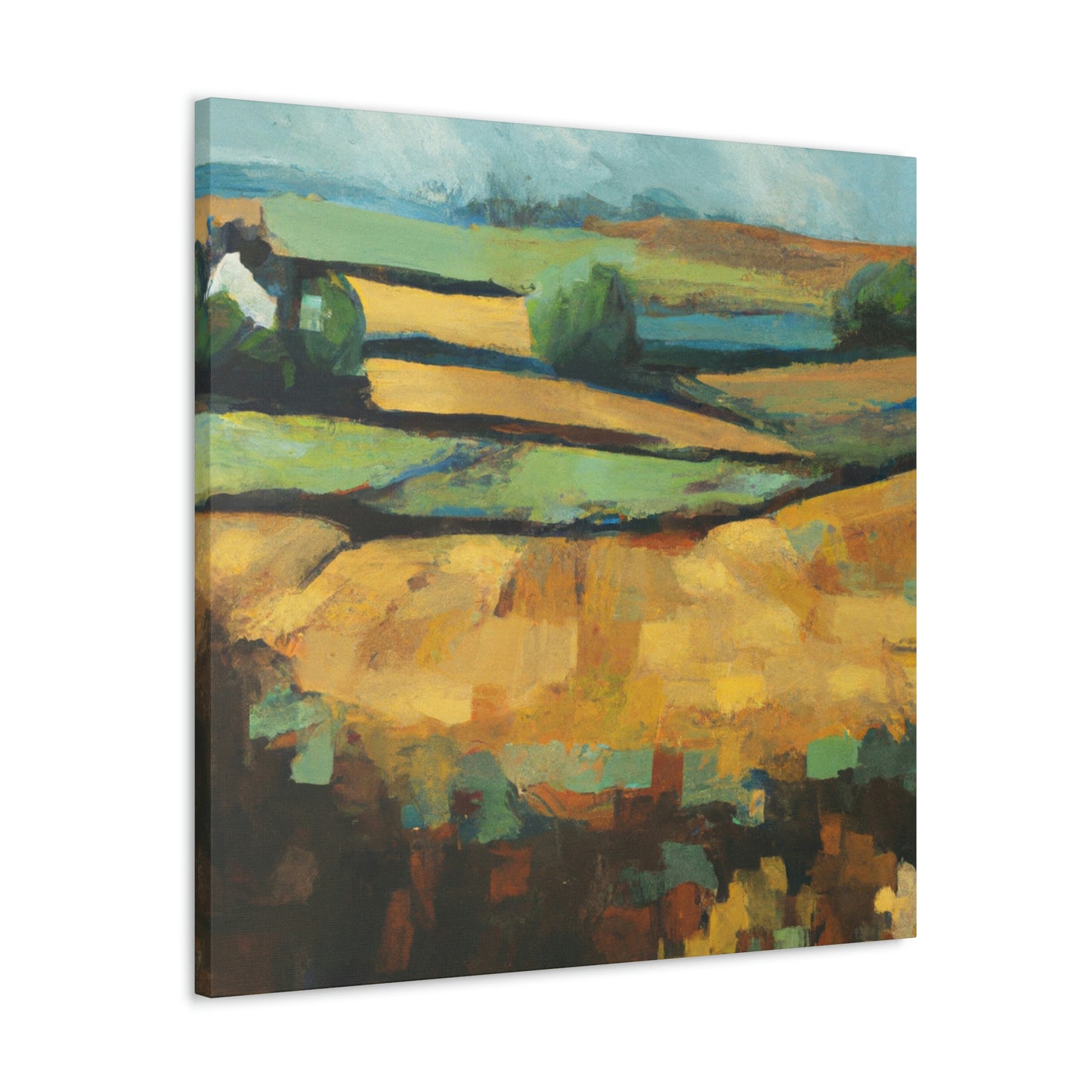 Harvesting Crop Fields - Canvas