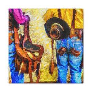 "Saddle Bags Abound" - Canvas